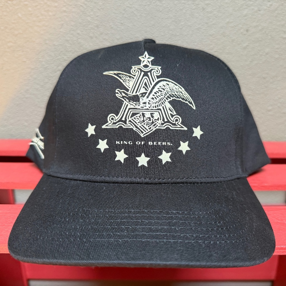 Budweiser Company Black Snapback Hat Pacsun Exclusive BRAND NEW